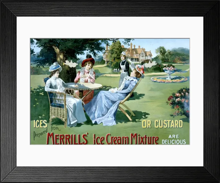 Framed Print : Merrills Ice Cream Mixture Framed Print : Merrills Ice Cream Mixture