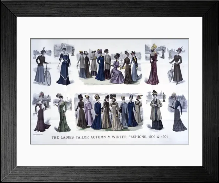 Framed Print : Autumn and Winter Fashions Framed Print : Autumn and Winter Fashions