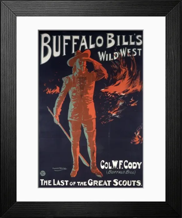 Framed Print : Buffalo Bill Framed Print : Buffalo Bill