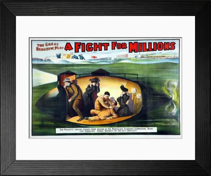 Framed Print : A fight for millions Framed Print : A fight for millions
