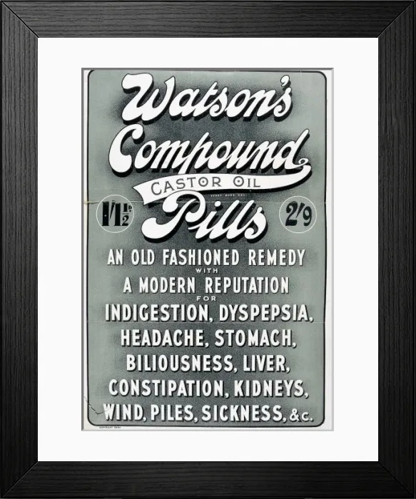 Framed Print : Castor Oil Pills Framed Print : Castor Oil Pills