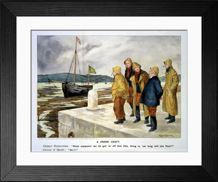 Framed Print : Irish Home Rule cartoon Framed Print : Irish Home Rule cartoon