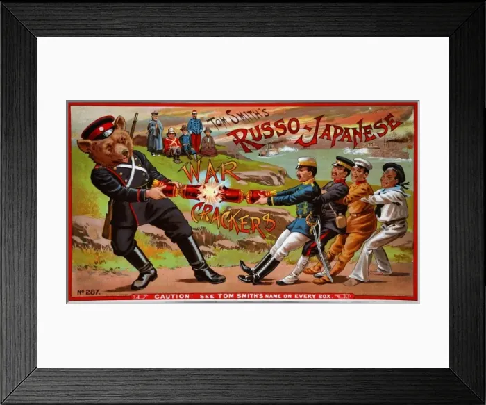 Framed Print : Christmas Crackers 1907