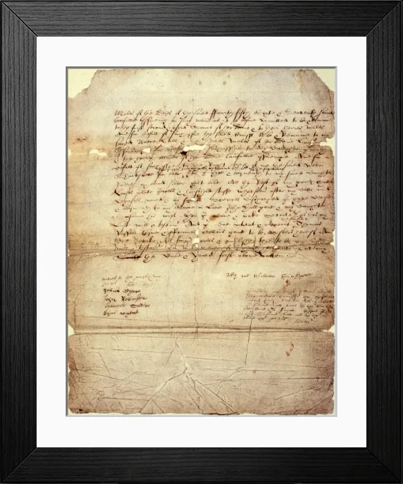 Framed Print : Will of William Shakespeare Framed Print : Will of William Shakespeare