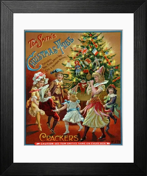 Framed Print : Christmas Crackers 1907 Framed Print : Christmas Crackers 1907