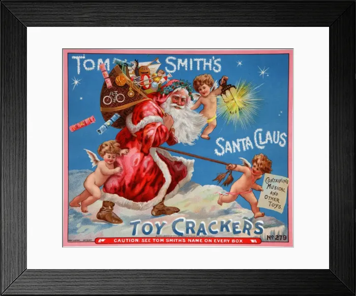 Framed Print : Christmas Crackers 1907 Framed Print : Christmas Crackers 1907