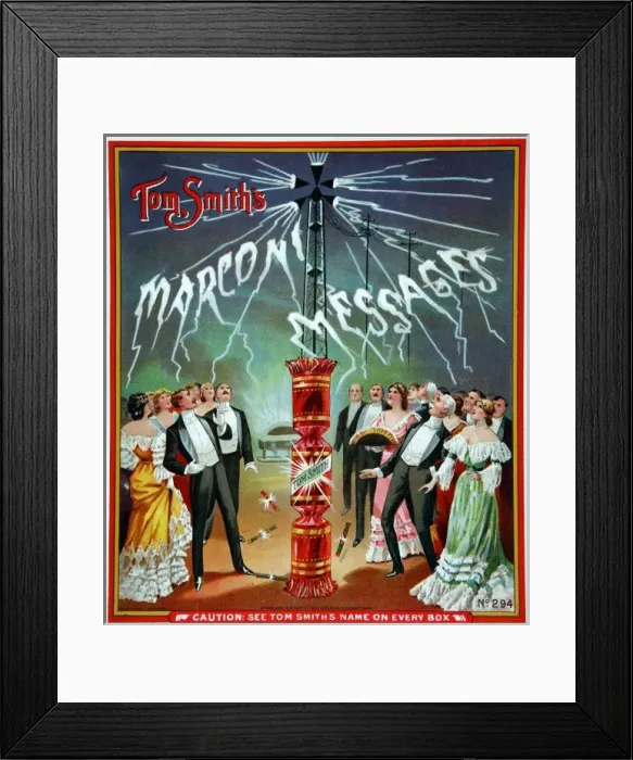 Framed Print : Christmas Crackers 1907 Framed Print : Christmas Crackers 1907