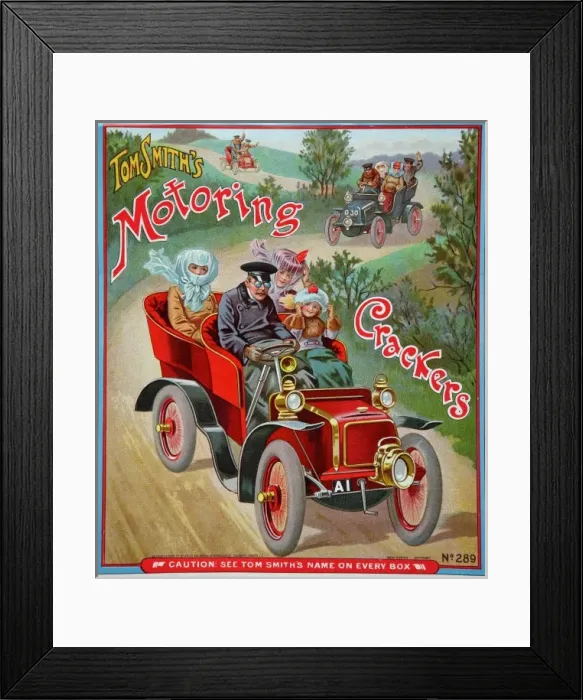 Framed Print : Christmas Crackers 1907 Framed Print : Christmas Crackers 1907