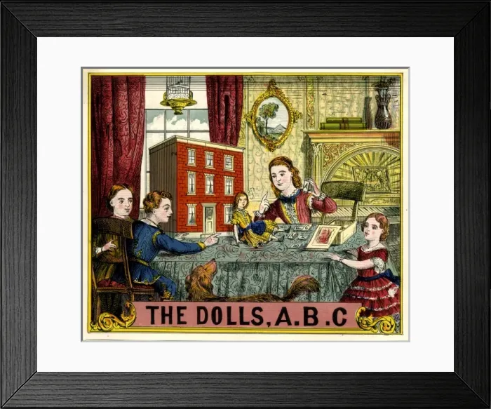 Framed Print : Alphabet Blocks Framed Print : Alphabet Blocks