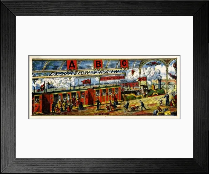 Framed Print : Alphabet Blocks Framed Print : Alphabet Blocks