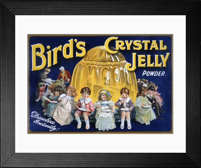 Framed Print : Birds Crystal Jelly Powder Framed Print : Birds Crystal Jelly Powder