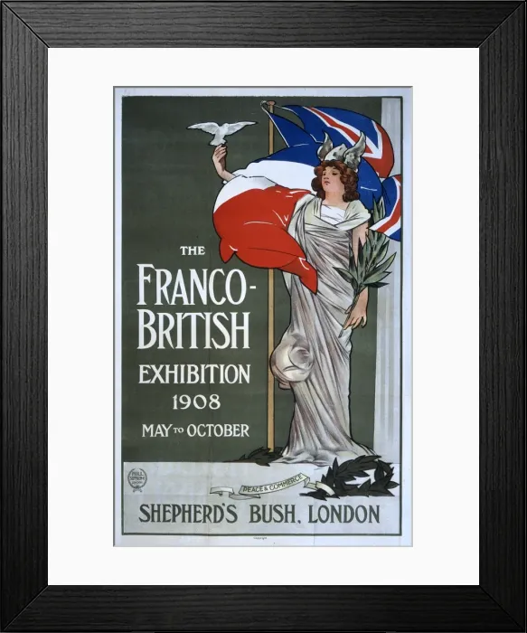 Framed Print : Franco British Exhibition 1908 Framed Print : Franco British Exhibition 1908