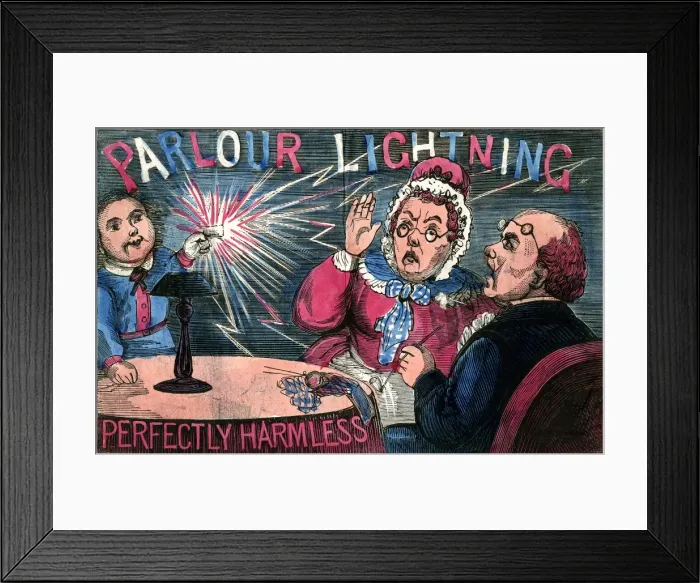 Framed Print : Parlour Lightning Framed Print : Parlour Lightning