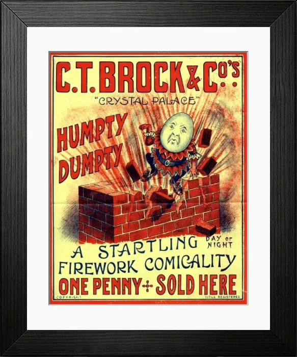 Framed Print : Brocks Fireworks Framed Print : Brocks Fireworks