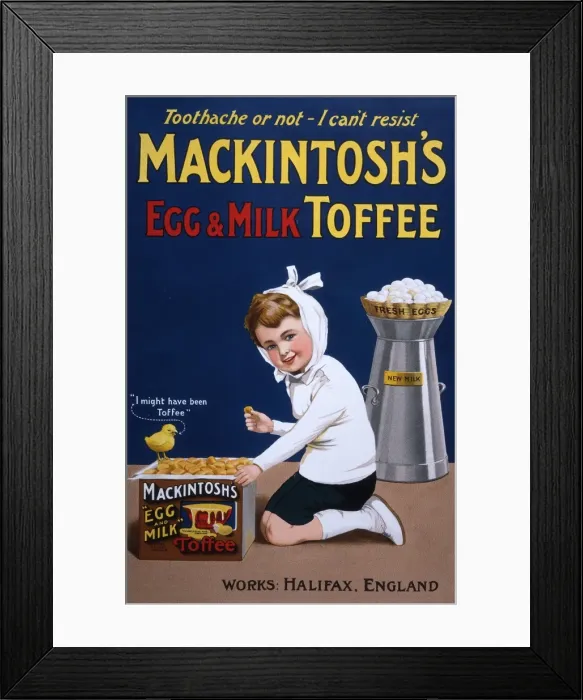 Framed Print : Mackintoshs Toffee advert Framed Print : Mackintoshs Toffee advert