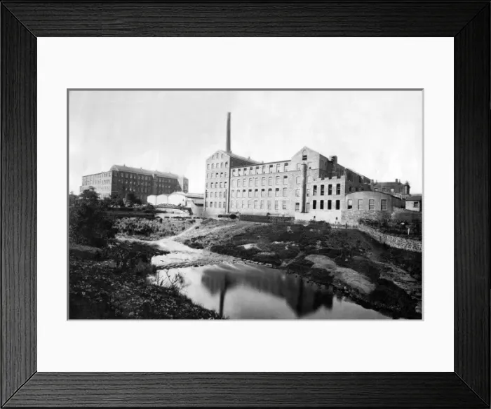 Framed Print : Hilden Flax Mills Framed Print : Hilden Flax Mills