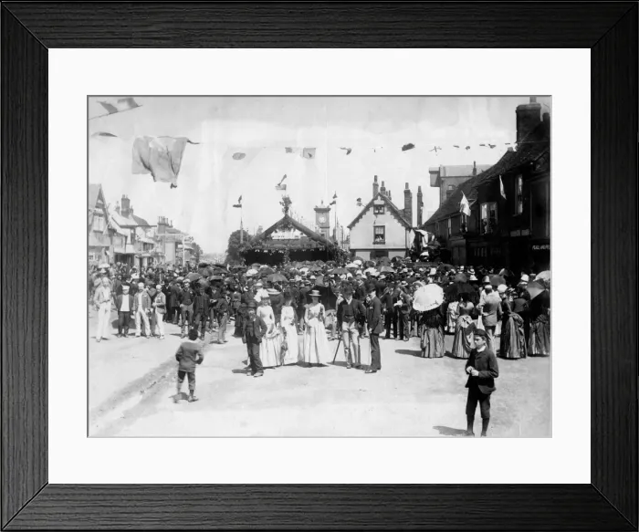 Framed Print : Jubilee Day 1887 Framed Print : Jubilee Day 1887