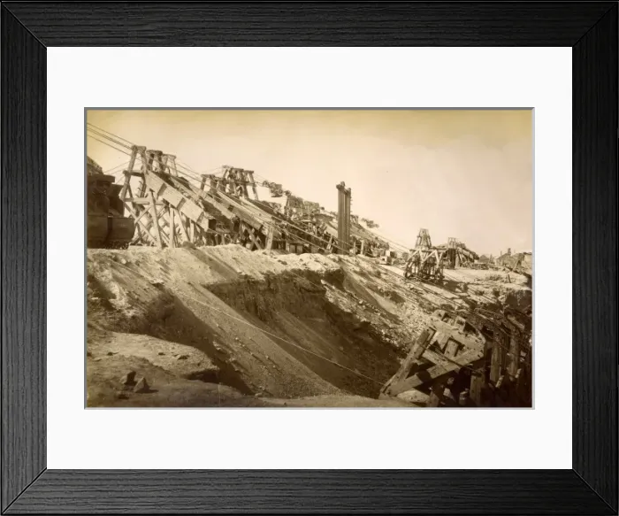 Framed Print : De Beers Diamond Mine Framed Print : De Beers Diamond Mine