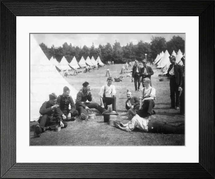 Framed Print : Military camp in Aldershot Framed Print : Military camp in Aldershot