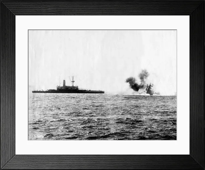 Framed Print : HMS Victoria sinking Framed Print : HMS Victoria sinking