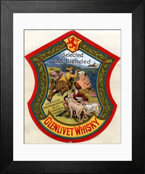 Framed Print : Glenlivet Whisky Framed Print : Glenlivet Whisky