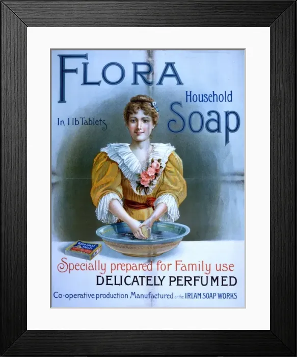 Framed Print : Flora Soap Framed Print : Flora Soap