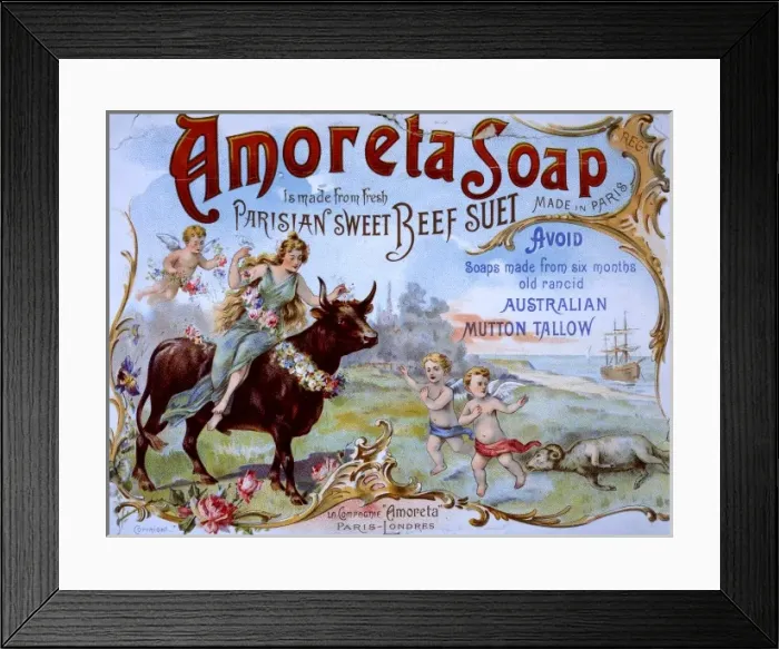 Framed Print : Amoreta Soap Framed Print : Amoreta Soap