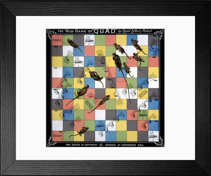 Framed Print : Quad Game. Quad game, 1896 Date: 1896 Framed Print : Quad Game. Quad game, 1896 Date: 1896