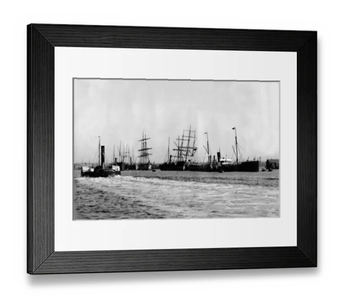 Framed Print : Jarrow Slake 1898 Framed Print : Jarrow Slake 1898