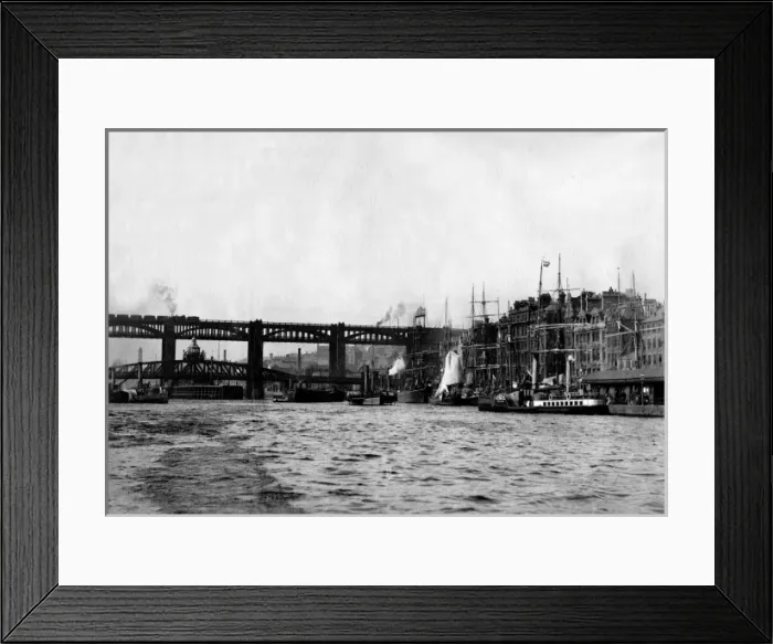 Framed Print : Newcastle 1898 Framed Print : Newcastle 1898