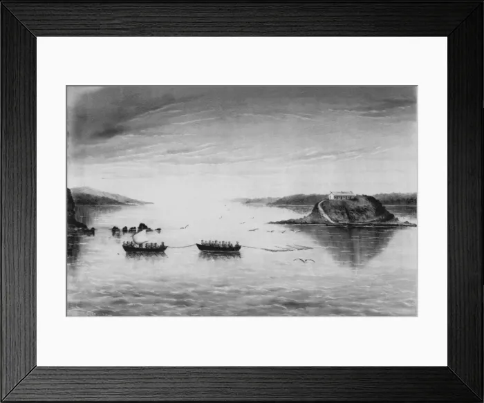 Framed Print : Convicts in Tasmania Framed Print : Convicts in Tasmania
