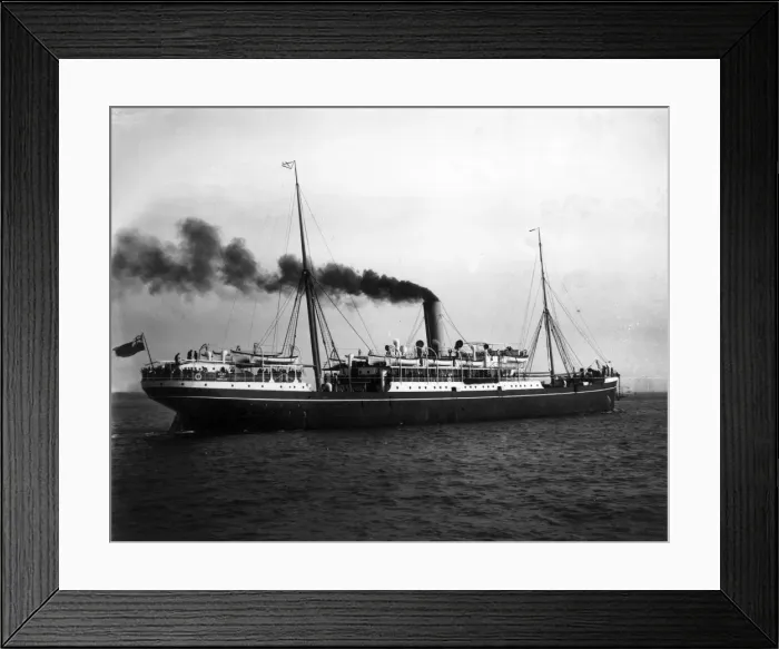 Framed Print : SS Gaul, 1898 Date: 1898 Framed Print : SS Gaul, 1898 Date: 1898