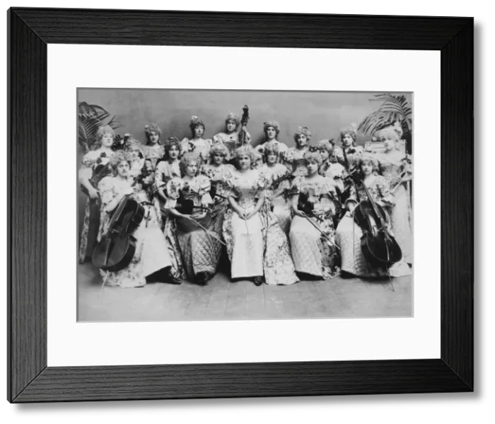 Framed Print : Lady Pompadour Band Framed Print : Lady Pompadour Band