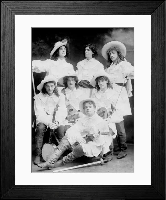 Framed Print : White Musketeers Framed Print : White Musketeers