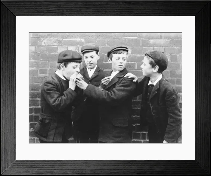 Framed Print : Schoolboys 1904 Framed Print : Schoolboys 1904