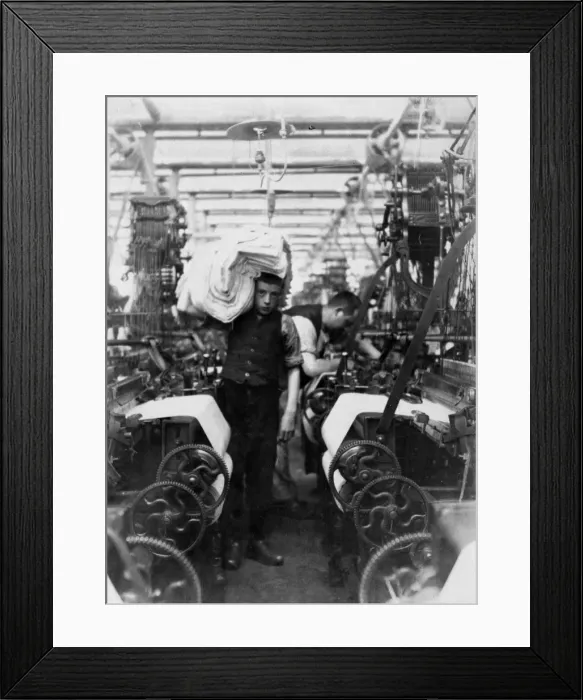 Framed Print : Cotton Mill 1906 Framed Print : Cotton Mill 1906