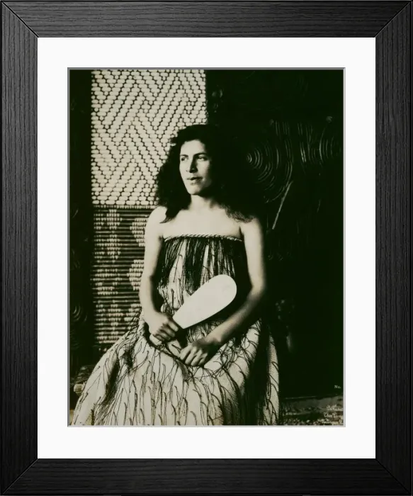 Framed Print : Maori woman 1907 Framed Print : Maori woman 1907