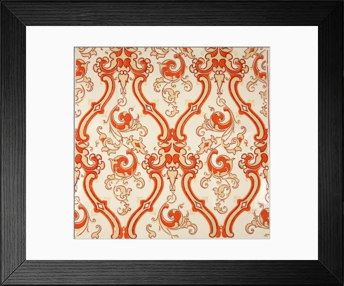 Framed Print : 19th century Wallpaper Framed Print : 19th century Wallpaper
