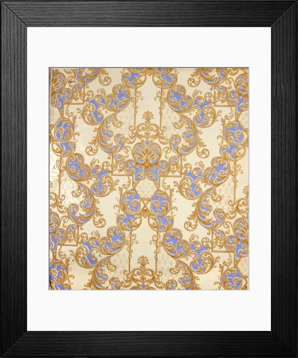 Framed Print : 19th century Wallpaper Framed Print : 19th century Wallpaper