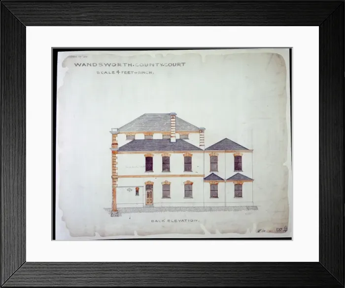 Framed Print : Wandsworth County Court Framed Print : Wandsworth County Court