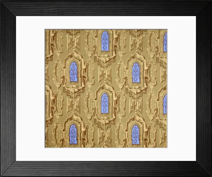 Framed Print : 19th century Wallpaper Framed Print : 19th century Wallpaper