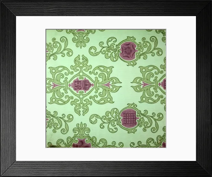 Framed Print : 19th century Wallpaper Framed Print : 19th century Wallpaper