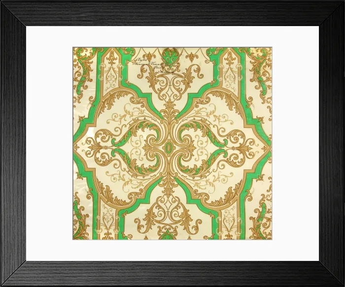 Framed Print : 19th century Wallpaper Framed Print : 19th century Wallpaper
