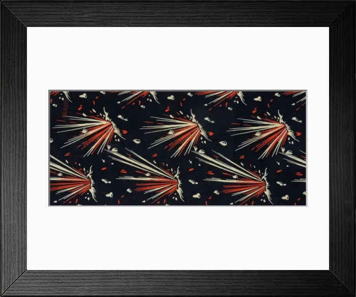 Framed Print : 19th century Textiles