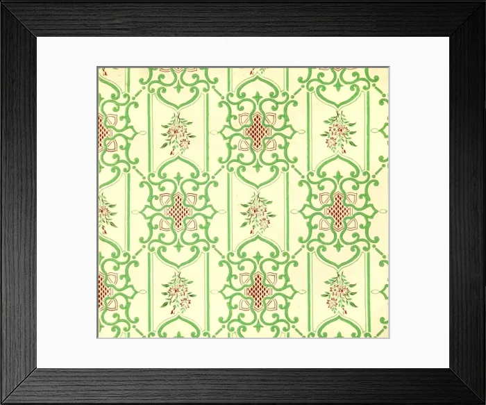 Framed Print : 19th century Wallpaper Framed Print : 19th century Wallpaper
