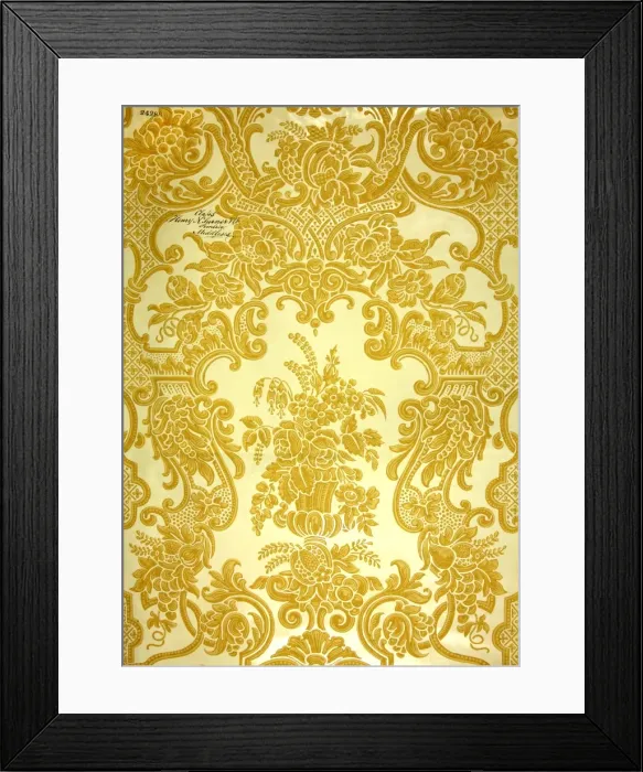 Framed Print : 19th century Wallpaper Framed Print : 19th century Wallpaper