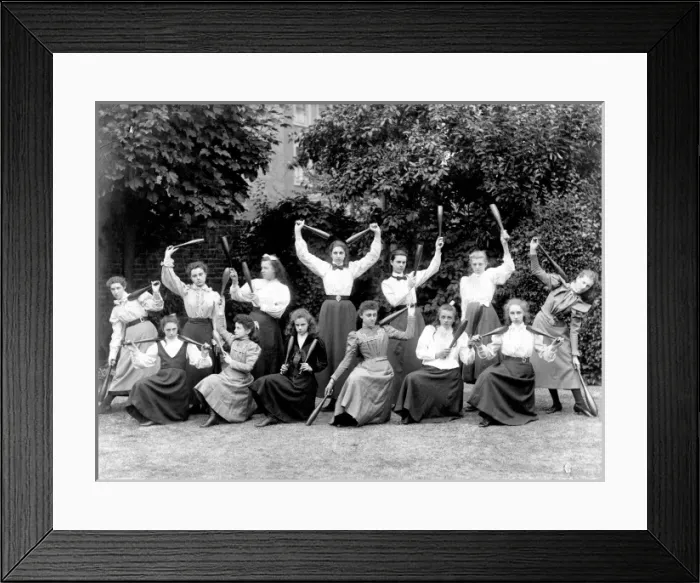 Framed Print : Gym Class 1900 Framed Print : Gym Class 1900