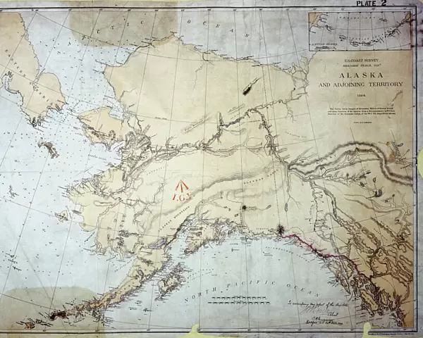 Alaska, US Coast Survey, America 1869 Date: 1869