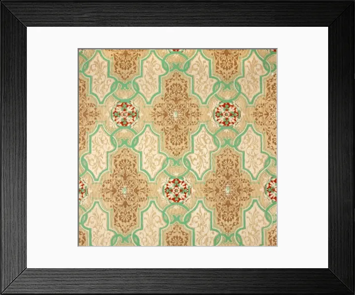 Framed Print : 19th century Wallpaper Framed Print : 19th century Wallpaper