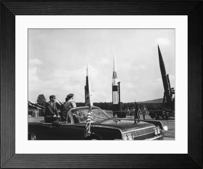 Framed Print : Kennedy at Missile Command Framed Print : Kennedy at Missile Command